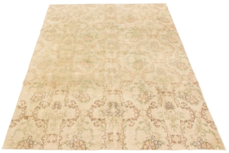 Vintage Traditional Hand-Knotted Area Rug 6'3" x 9'2" Oriental Wool Carpet gallery