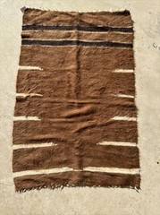 Goat Hair Kilim Rug Turkish Anatolia 43” X 28”