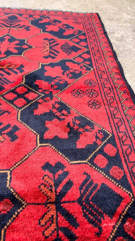 2'6'' X 4' Vintage Carpet Natural Village Rug Handmade Rug.SKU:A1734 gallery