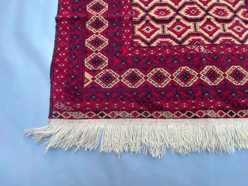 4x6 Vintage Hand Knotted Area Rug Traditional Oriental Red Wool Carpet gallery