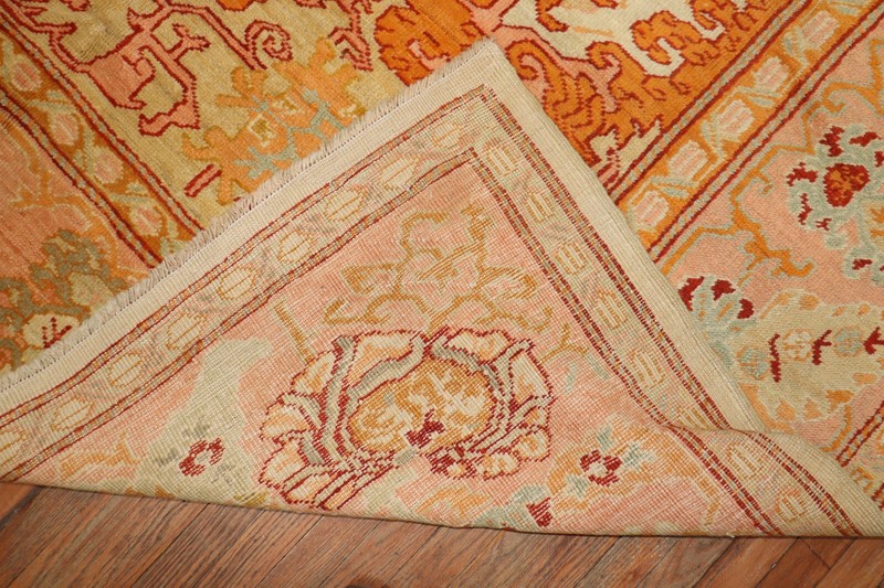 Antique World Class Turkish Oushak Ushak Rug Size 11'8''x15'6'' gallery