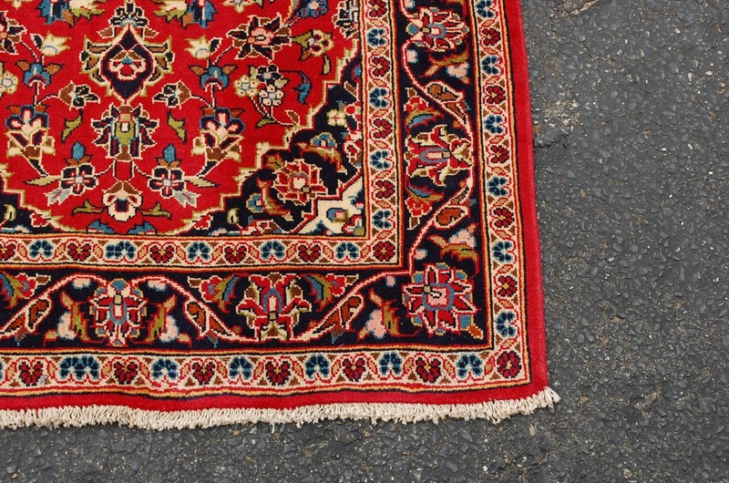 NATURAL WOOL Old Oriental Rugs,Hand Woven,knotted size Approximately 2' 5" x 10' gallery
