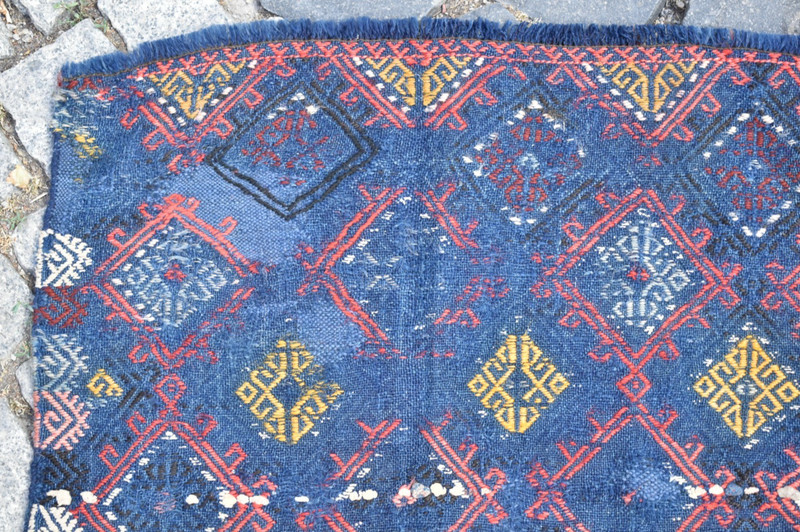 Fabulous Antique Turkish Rug 33'' x 43'' Collectors Item Reyhanli Cicim Worn Rug gallery