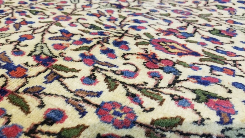 Antique 1900-1930s Floral Turkish Hereke Rug 5' × 9'8" gallery