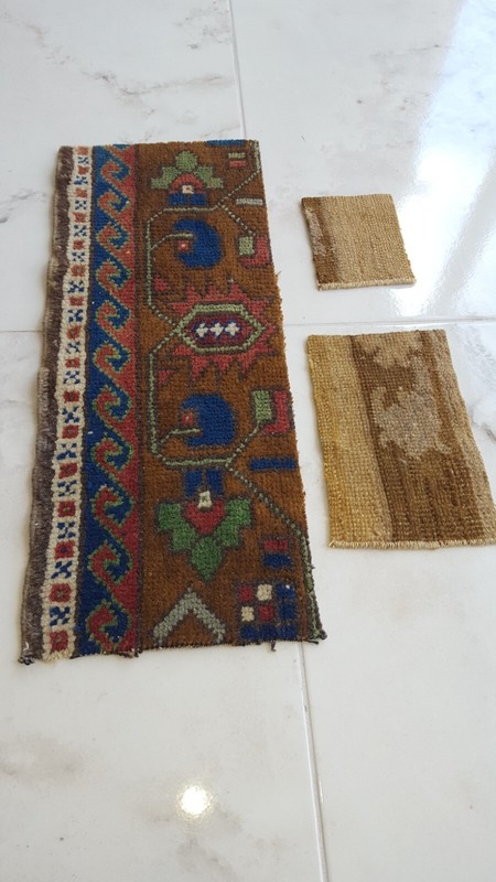 Anatolian Dıy Fragment Carpet Rug Painting or Art Piece Rug Organic Handmade Rug gallery