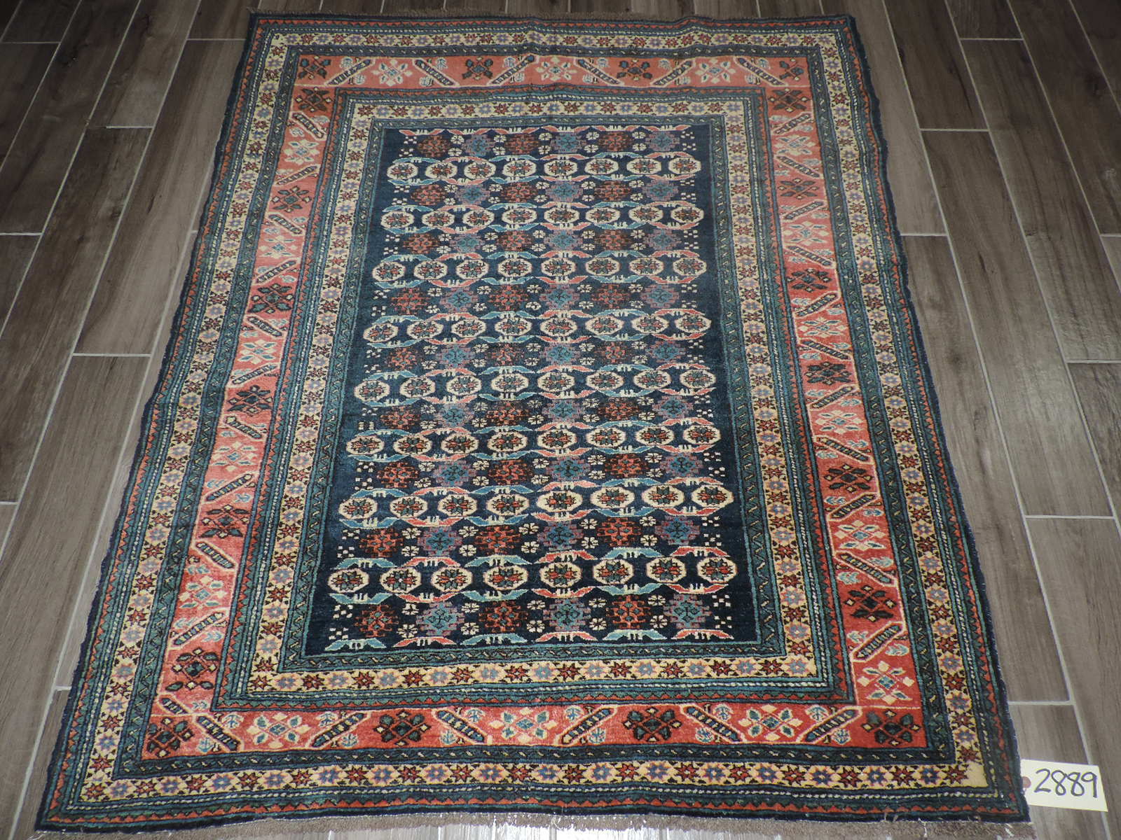 5x6ft. Handmade Caucasian Chi Chi Shirvan Wool Rug gallery
