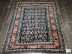 5x6ft. Handmade Caucasian Chi Chi Shirvan Wool Rug