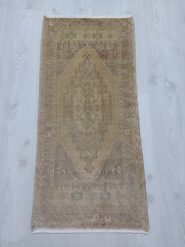 Sand Beige Rug, Art Deco Rug, Housewarming Gift Rug, Handicraft Rug, Antique Rug gallery