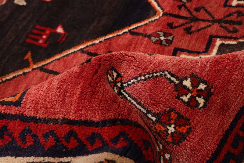 Vintage Traditional Hand-Knotted Area Rug 4'11" x 6'8" Oriental Wool Carpet gallery