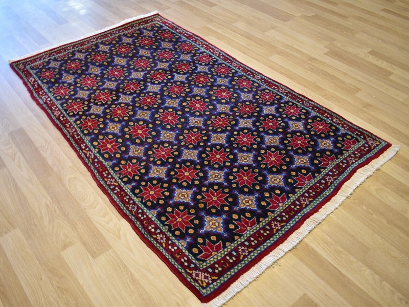 CLEARANCE 1970's Collector’s Antique Caucasian Star Kazak Rug 5 Ft x 7 Ft gallery