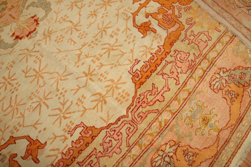 Antique World Class Turkish Oushak Ushak Rug Size 11'8''x15'6'' gallery