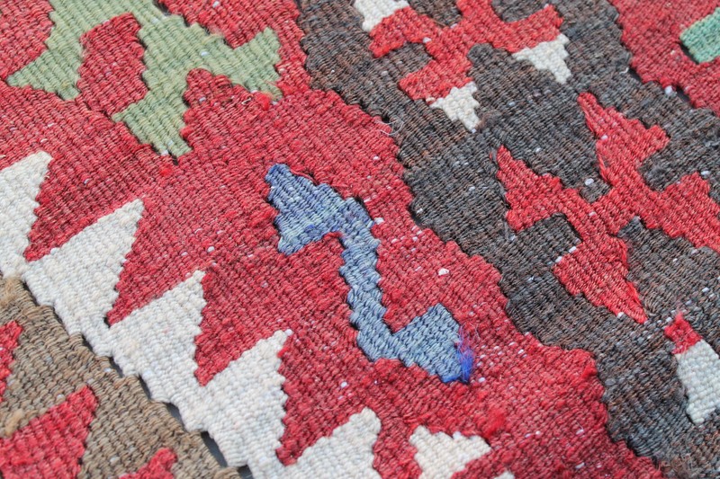 Turkish Kilim Rug 33''x47'' Hand Woven Kirsehir Kilim 85x121cm gallery