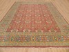 14'x16'5" Fire Brick Red, Sheared Low, 100% Wool, Hand Knotted, Oushak Rug gallery