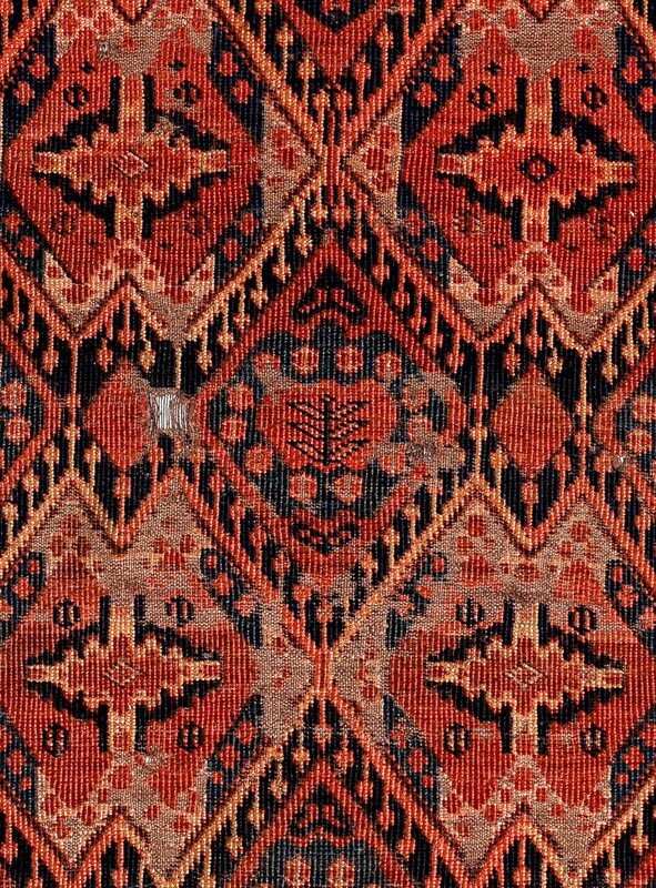 RARE ANTIQUE TURKOMAN ERSARI CHUVAL FRAGMENT gallery