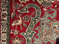 ANTIQUE ORIENTAL RUG 10×13 SIGNED handmade red VINTAGE HAND-KNOTTED 10×12 10×14