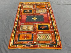 120 X 180 cm Vintage Beautiful Beni Ourain Moroccan Berber Tribal Carpet