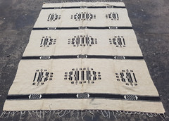 Vintage Handmade Traditional Beautiful African Kilim Floor Rug Carpet 220×164 cm