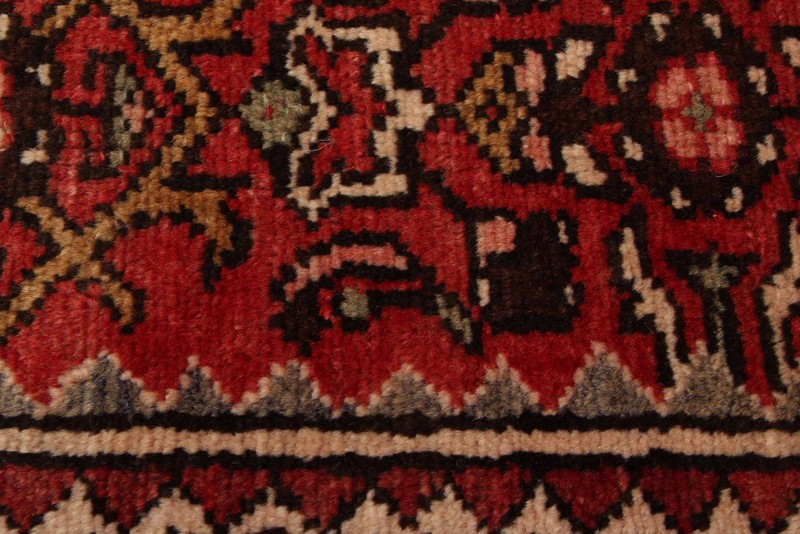 3'11" x 10'5" Vintage Hand-knotted Runner Rug Traditional Oriental Wool Carpet gallery