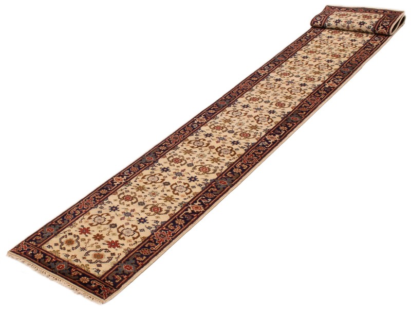 2'6" x 15'10" Vintage Hand-knotted Runner Rug Traditional Oriental Wool Carpet gallery
