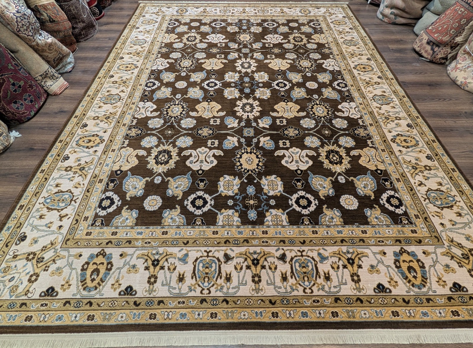 Karastan Rug 8' 6" x 11' 6", Stratford Mahogany, English Manor, Wool gallery