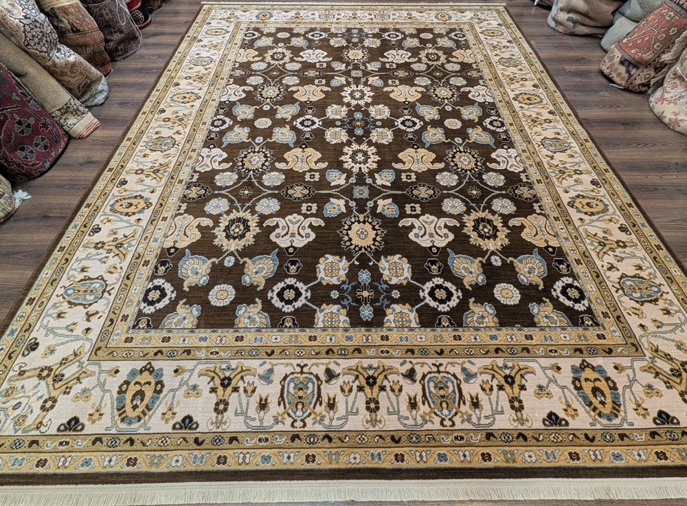Karastan Rug 8' 6" x 11' 6", Stratford Mahogany, English Manor, Wool