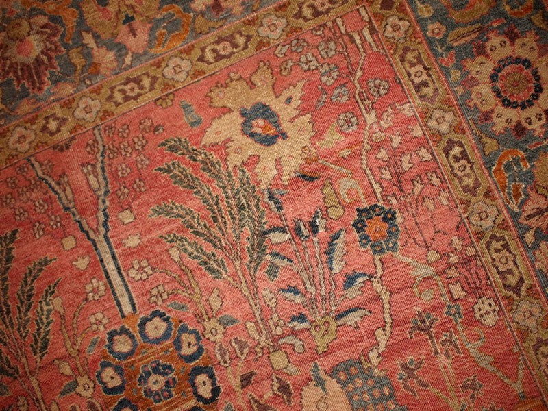 Handmade antique Indian Loristan rug 5.8' x 8.8' (176cm x 268cm) 1880s - 1B143 gallery
