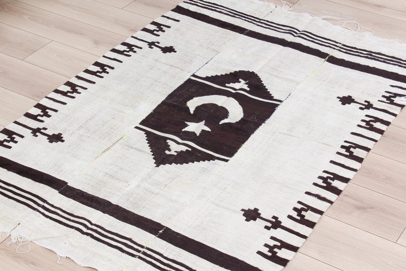 Blanket Siirt Blanket Poor Condition 3.90' x 5.74' Old Fast Shipment 11793 gallery