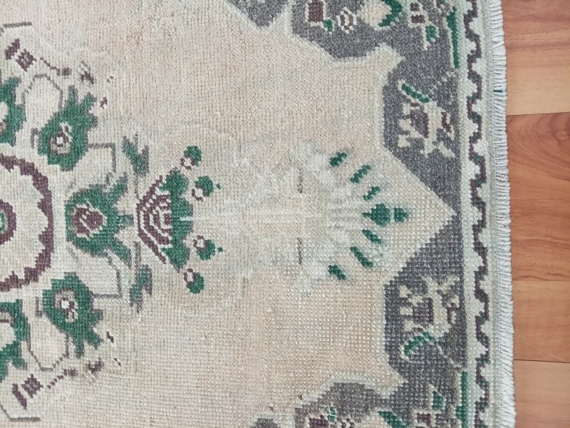 Rare Pattern Green Carpet, Handmade Beige Luxury Decor Rug Free Ship Rug gallery