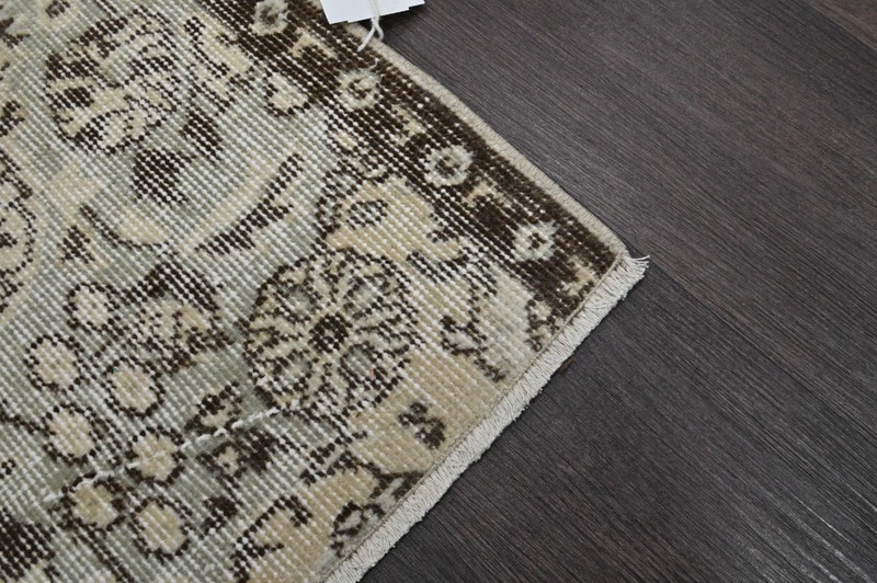 Oushak Turkish Vintage Rug 4x7 Kilim Rug Anatolian Handmade Boho Decor BEIGE gallery