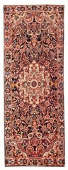 Vintage Hand-knotted Runner Rug 3’3″ x 9’1″ Traditional Oriental Wool Carpet