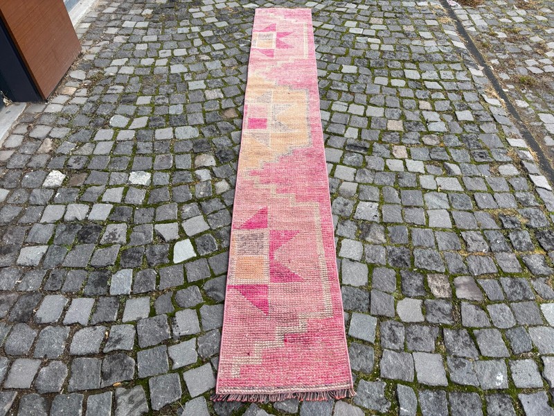 Runner rugs, Runner rug, Handmade, Turkish rug, Vintage, Wool rug | 1,4 x 10,2ft gallery
