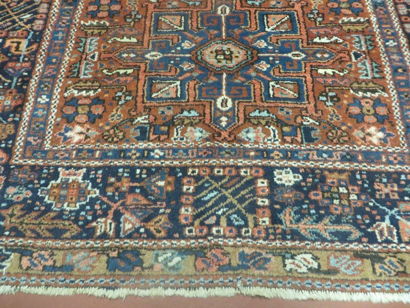 Beautiful Oriental Rug 5x6 Antique Wool Carpet Geometric Medallion Tribal Red gallery