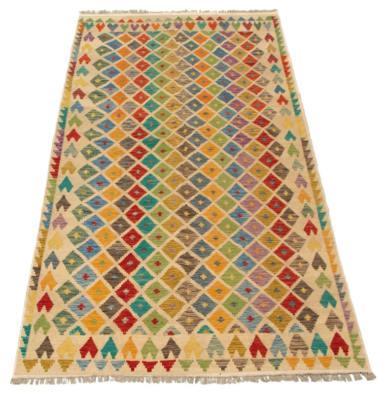 Vintage Hand Woven Area Rug 6'8" x 9'5" Traditional Wool Oriental Carpet gallery