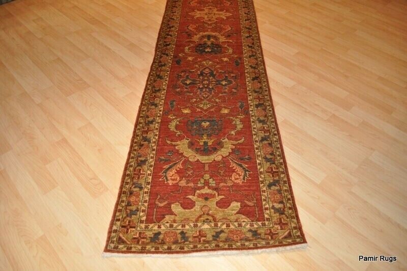 _HALL_RUNNER_RUG_9' FT. hall-runner rust, orange, grey army green mahogany heriz gallery