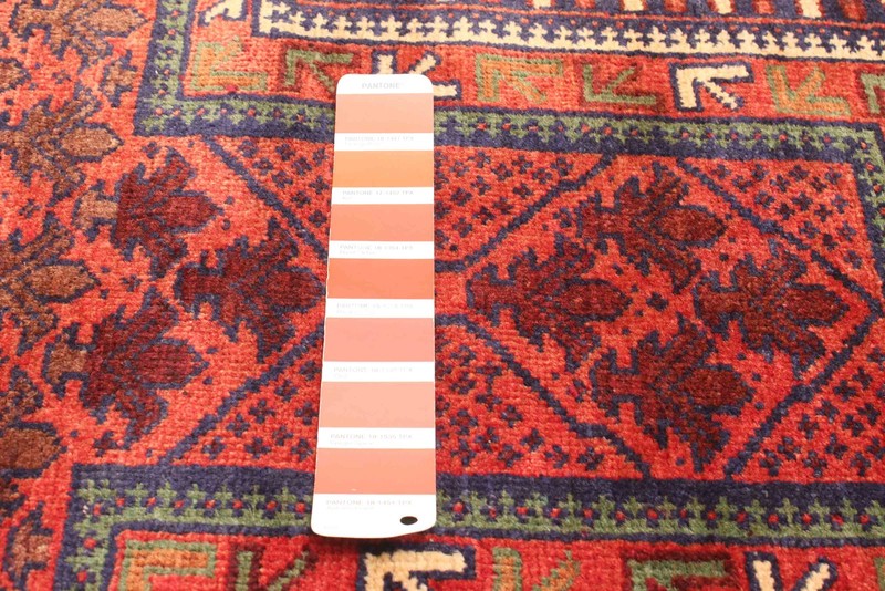Vintage Hand-Knotted Area Rug 3'2" x 4'7" Traditional Oriental Wool Carpet gallery