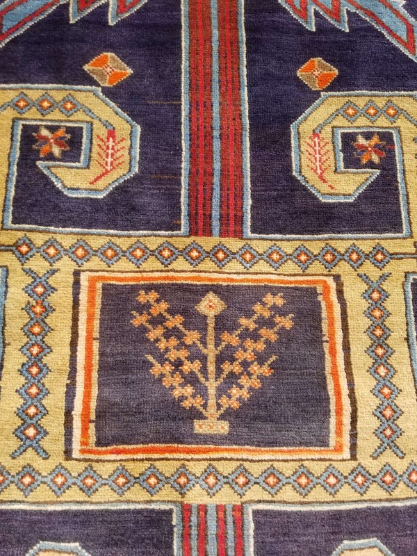Distressed Vintage Traditional Handmade Turkish Wool Multicolor Rug 300x132cm gallery
