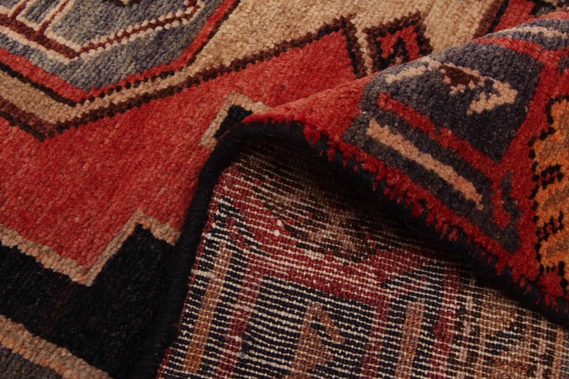 Vintage 3'8" x 7'3" Traditional Hand Knotted Vegetable Dye Wool Area Rug gallery