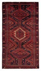 Vintage Hand-Knotted Area Rug 4’7″ x 8’6″ Traditional Oriental Wool Carpet