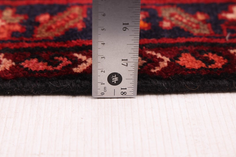 Vintage Hand-knotted Runner Rug 3'6" x 9'11" Traditional Oriental Wool Carpet gallery