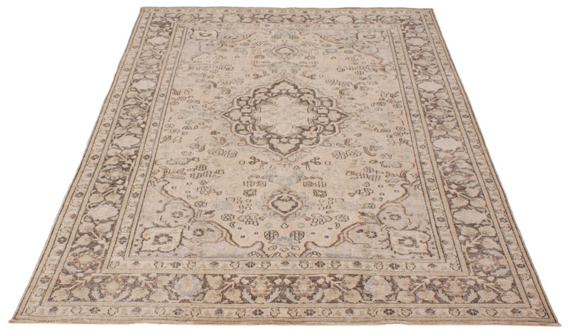Vintage Traditional Hand-Knotted Area Rug 6'10" x 9'3" Oriental Wool Carpet gallery