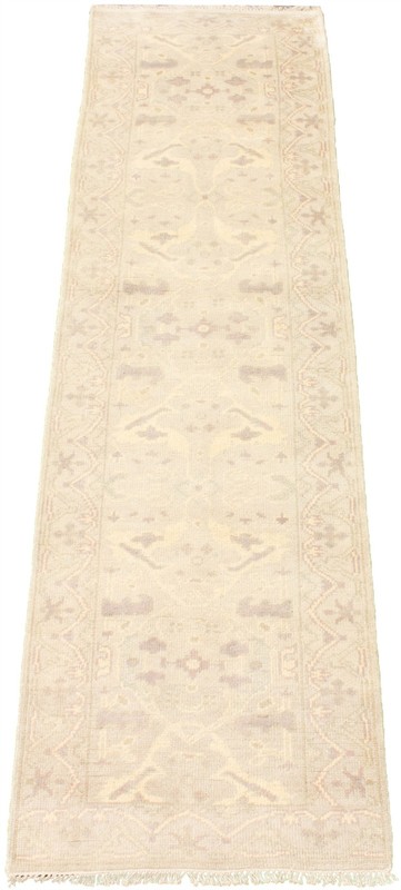 2'7" x 10'0" Vintage Hand-knotted Runner Rug Traditional Oriental Wool Carpet gallery