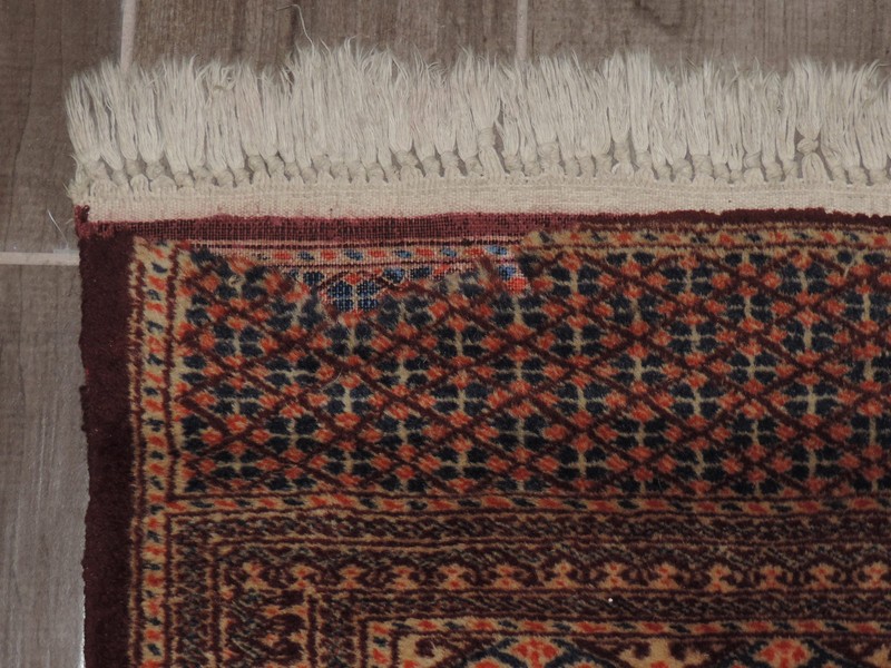 4x6ft. Handmade Pak Bokharra Wool Rug gallery
