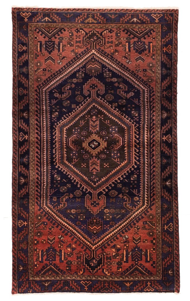 Traditional Vintage Hand-Knotted Area Rug 4'5" x 7'5" Oriental Wool Carpet