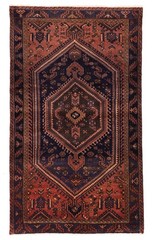 Traditional Vintage Hand-Knotted Area Rug 4’5″ x 7’5″ Oriental Wool Carpet