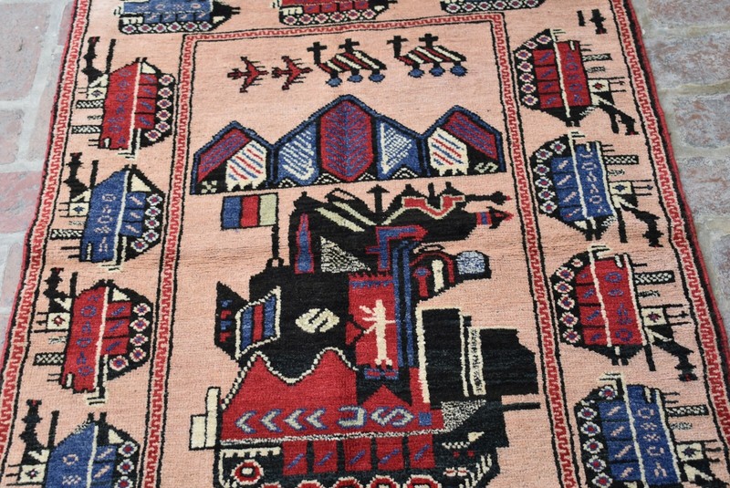 2'10 x 4'5 ft Handmade vintage afghan tribal shindand war area rug, 3x5 wool rug gallery