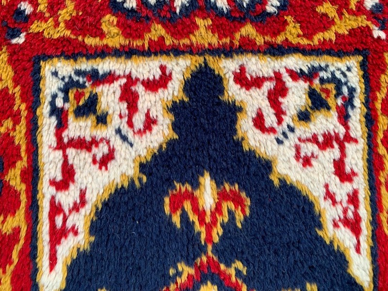 Vintage Mid-Century Scandinavian: Long-Pile Rya Shags, Traditional Rug (2x4 ft.) gallery