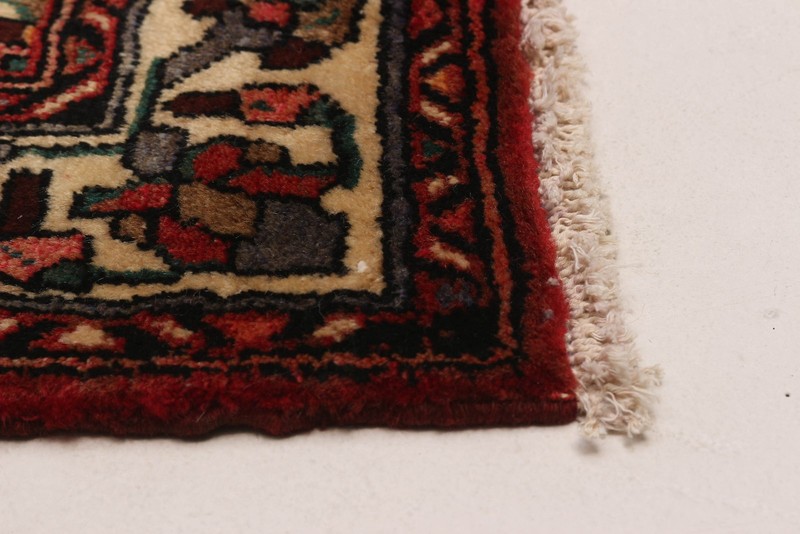 3'6" x 9'7" Vintage Hand-knotted Runner Rug Traditional Oriental Wool Carpet gallery