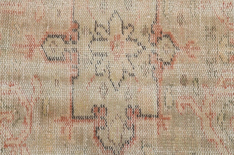4x8 Turkish Rug Hand-Knotted Vintage Oushak Rugs Boho Decor Wool Carpet,728 gallery