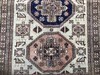 Vintage Oriental Area Rug 3’9”X 5’7” Genuine Hand Woven Tribal Not Seen Much Use gallery