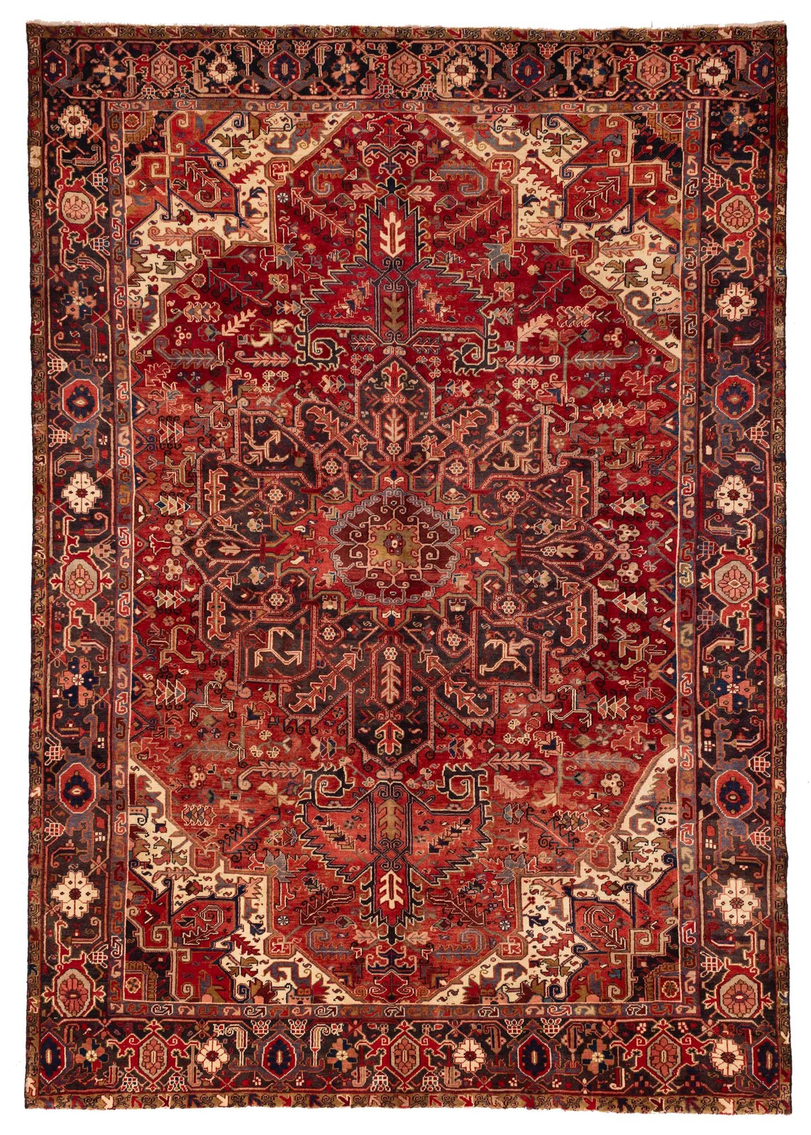 Traditional Vintage Hand-Knotted Area Rug 9'1" x 12'7" Oriental Wool Carpet gallery